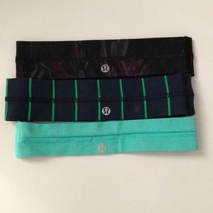 LULULEMON HEADBAND SET $12 FOR ALL 3